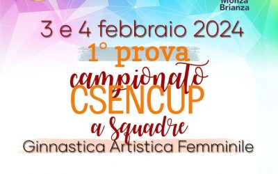 1 prova CSEN Cup a squadre – 03/04 Febbraio 2024