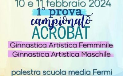 Risultati 1° Prova ACROBAT CSEN 2024- 10 febbraio – VILLASANTA