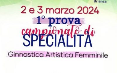 1 prova CSEN SPECIALITA’- 02 – 03 Marzo 2024