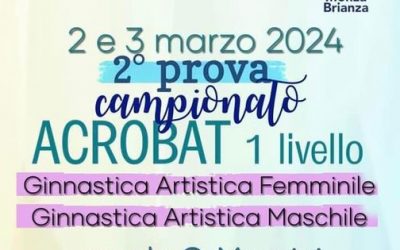 2 prova CSEN ACROBAT 1 liv.- 02 – 03 Marzo 2024